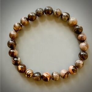 Outback Jasper Handcrafted Bead Bracelet